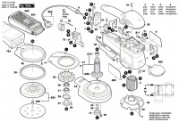 Bosch 3 601 C72 542 GEX 125 AC Eccentric Sander 230 V / GB Spare Parts GEX125AC